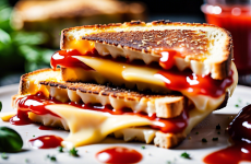 Гренки с кетчупом и сыром: простой и вкусный рецепт