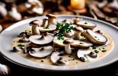 Белые грибы в сливочном соусе: рецепт изысканного блюда