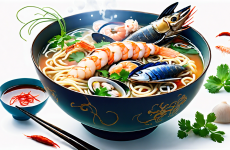 Лапша с морепродуктами: вкусное и полезное блюдо для всей семьи