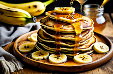 Банановые панкейки с медом: лакомый завтрак для каждой женщины